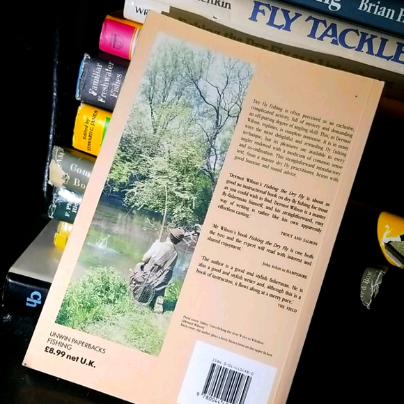 Other Fishing Dry Fly Book Dermot Wilson 1987 Vtg Poshmark